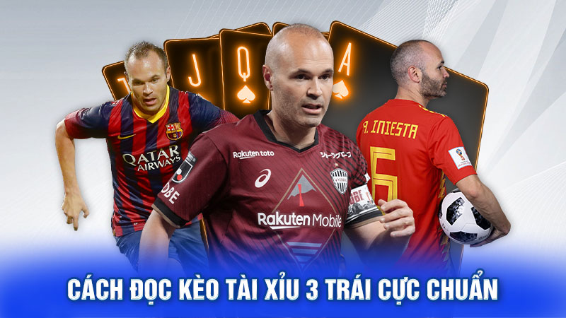 Cách đọc kèo Tài Xỉu 3 trái cực chuẩn